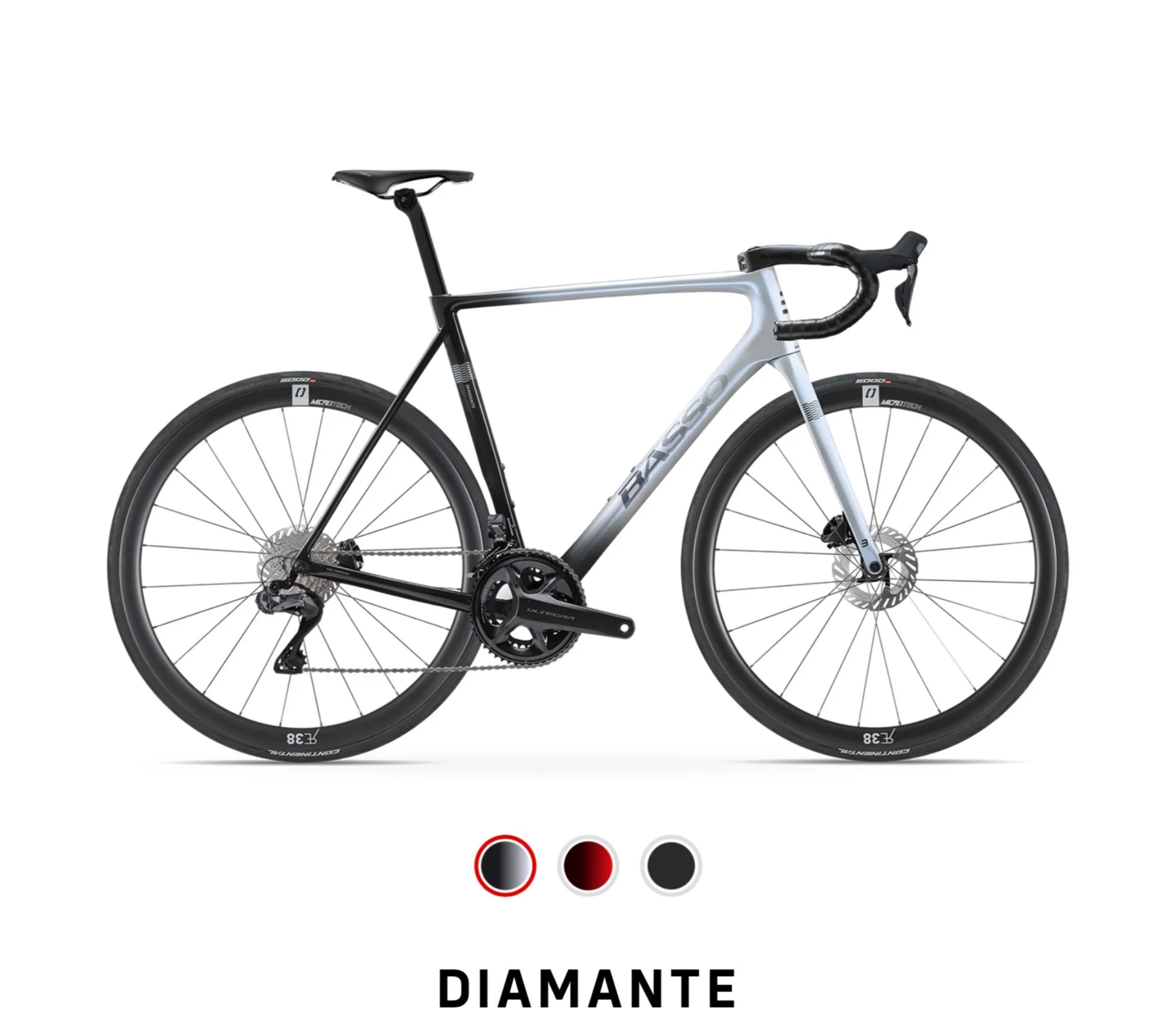 BASSO Diamante, Shimano Ultegra Di2, Microtech RE38, Stealth Black